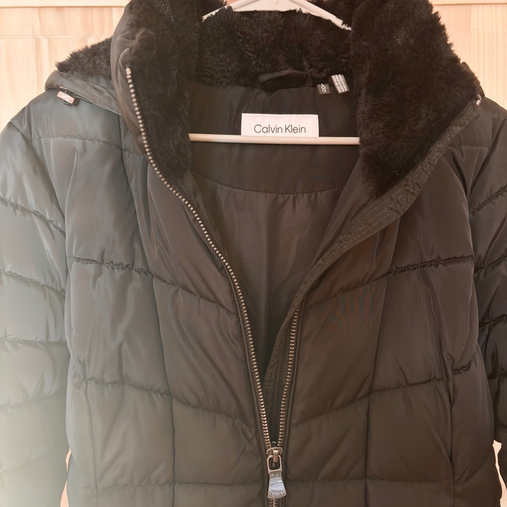 Calvin Klein Black Puffer Jacket - Picture 9 of 12